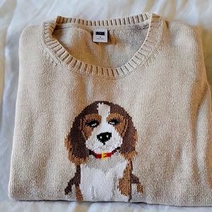 Janie and Jack sweater for boy with dog